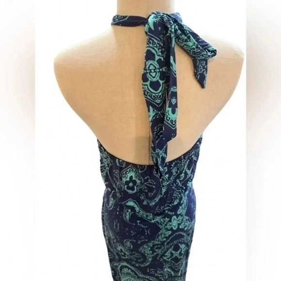 CYNTHIA ROWLEY HALTER MAXI DRESS SZ M - Picture 6 of 10